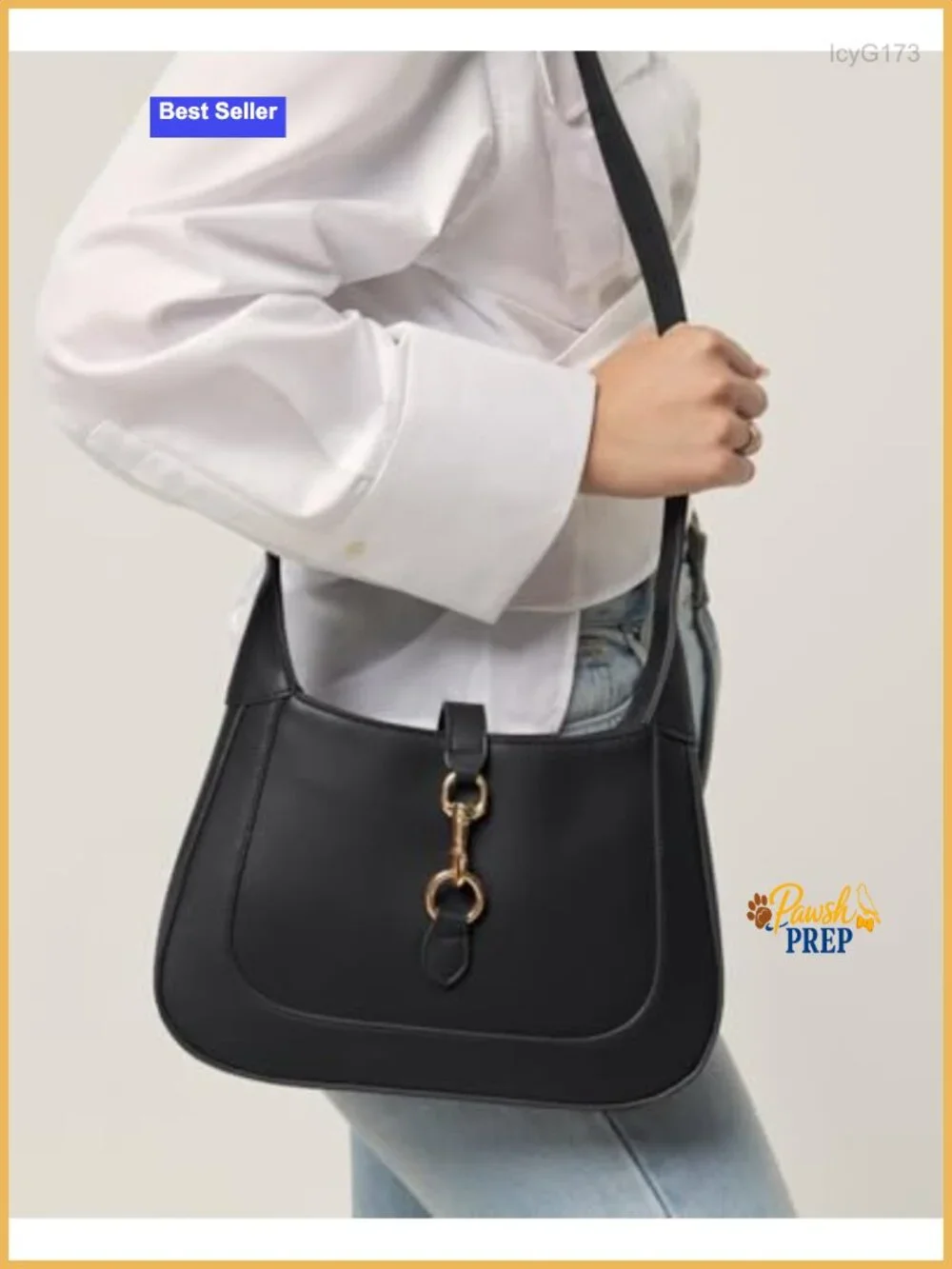 Vegan Leather Hobo Shoulder Bag 2in1 Crossbody Adjustable Strap